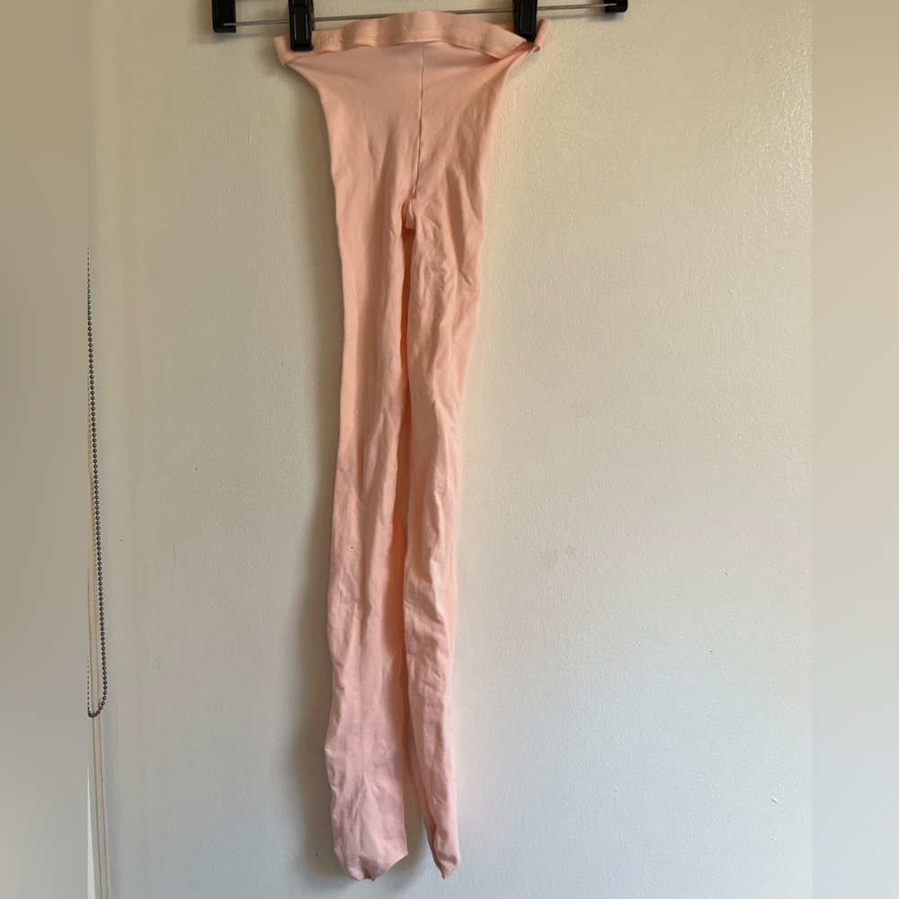Capezio, L/XL, Pink Transition Tights, elastic waist band, Worn Once, Ballet